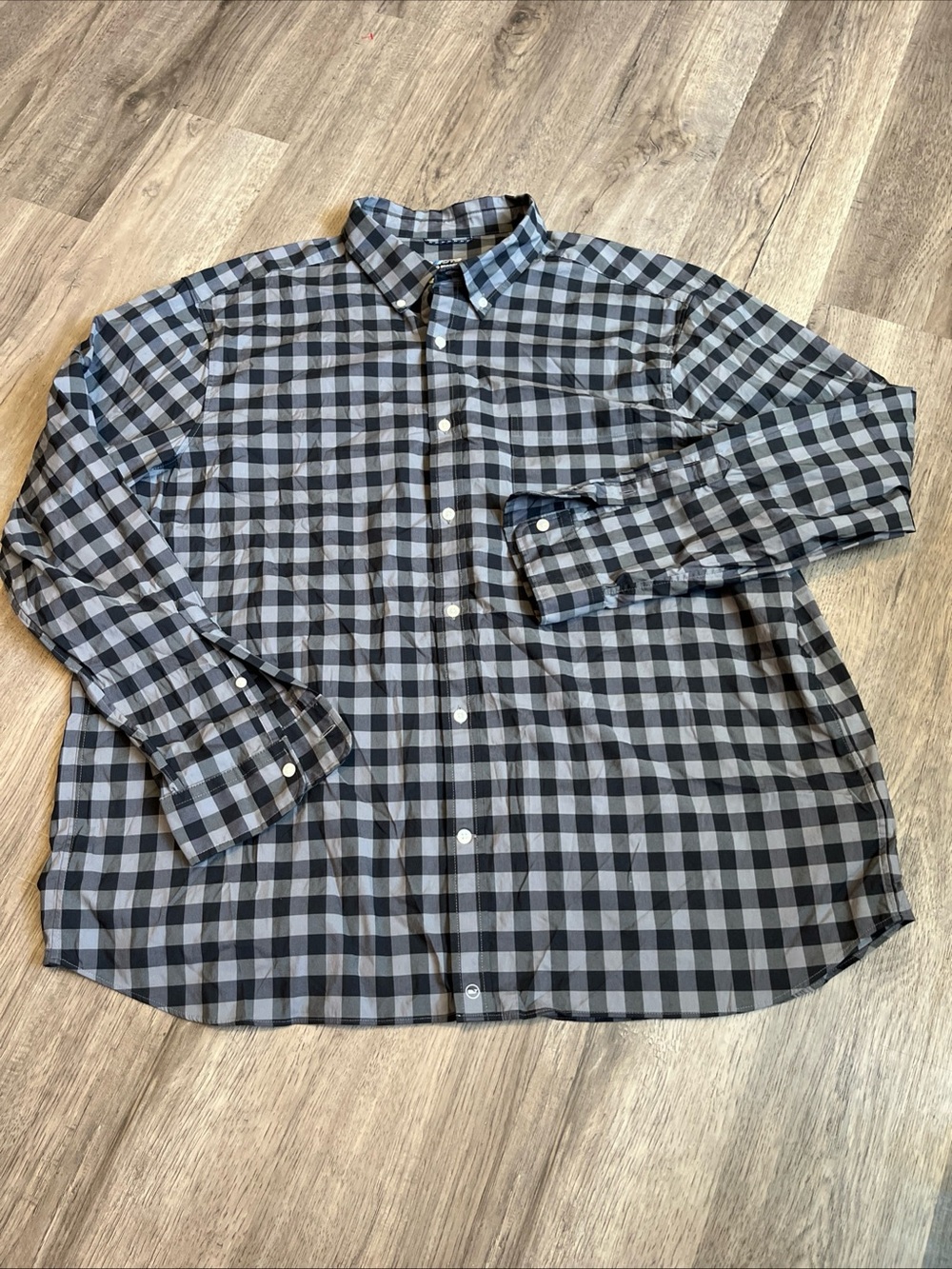 Men's long sleeve button up shirt XXL